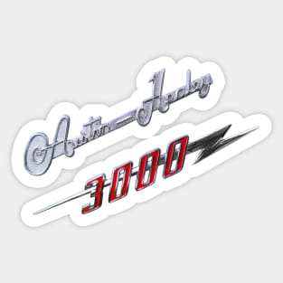 Austin Healey 3000 1960s British classic car badge Sticker